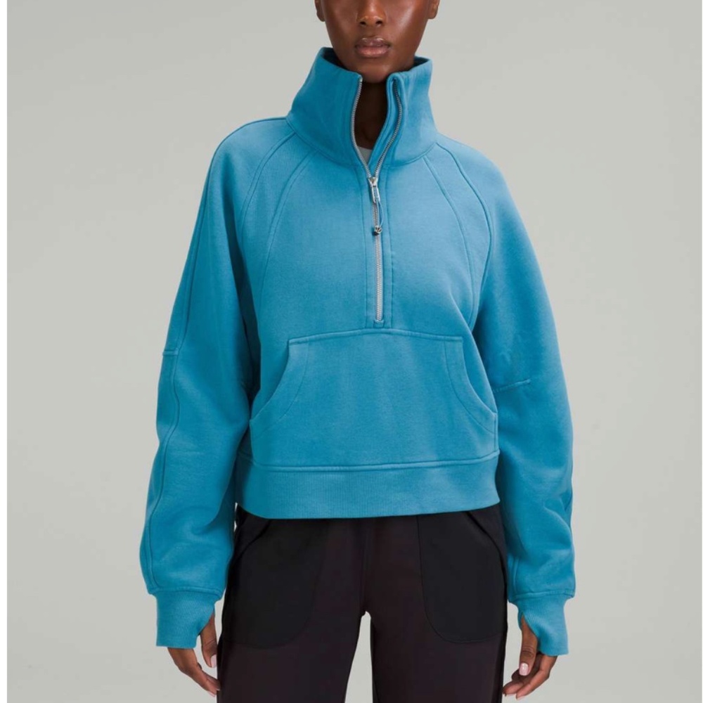 Lululemon Scuba Oversized Funnel Neck Half Zip size M/L